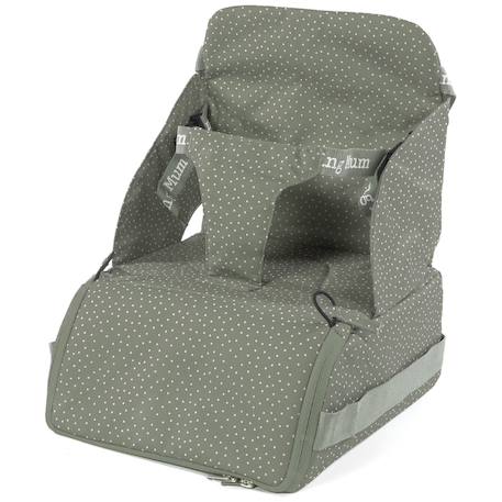 Réhausseur transportable à pois poppy mousse Marron 1 - vertbaudet enfant 