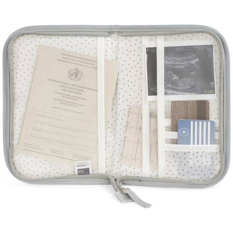 Protège carnet de santé Beige+Vert+Vert cadrillé 7 - vertbaudet enfant 