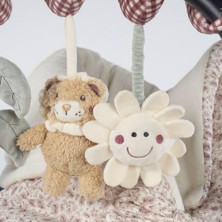 Spirale d’activités Lion Gala Cerise Mauve+Vert 3 - vertbaudet enfant 