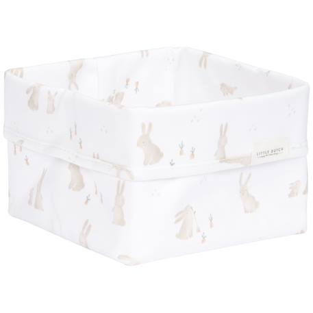 Panier de toilette baby bunny (15 x 15 cm) Ecru, marron, orange 1 - vertbaudet enfant 