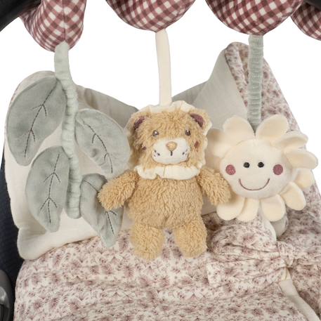 Spirale d’activités Lion Gala Cerise Mauve+Vert 4 - vertbaudet enfant 