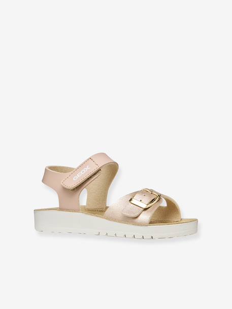 Sandales J SANDAL COSTAREI GI or+rose pâle 6 - vertbaudet enfant 