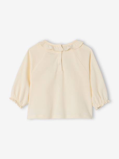 Lot 2 T-shirts manches longues collerette écru 5 - vertbaudet enfant 