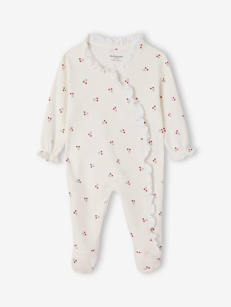Pyjama Naissance fille cerise écru 5 - vertbaudet enfant 