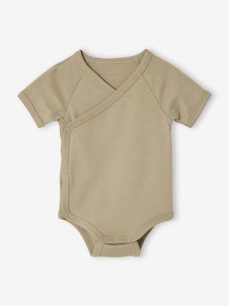 Lot 5 bodies naissance tracteur coton bio tomette 5 - vertbaudet enfant 