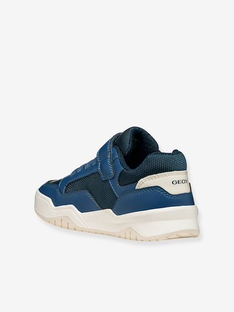 Baskets Perth Geox blanc+bleu+kaki 10 - vertbaudet enfant 