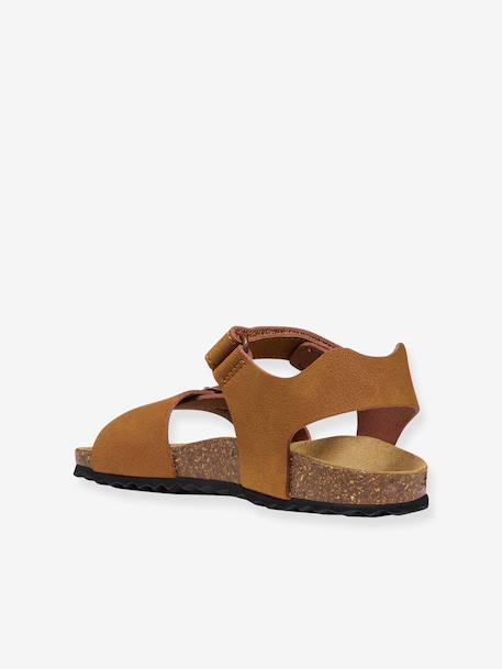 Sandales J GHITA BOY bleu+marron+NAVY RED 10 - vertbaudet enfant 