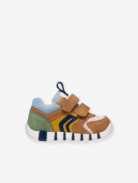 Baskets premiers pas Lupidoo Geox caramel 2 - vertbaudet enfant 