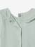 T-shirt bébé manches longues col claudine beige clair+vert d'eau 12 - vertbaudet enfant 