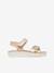 Sandales J SANDAL COSTAREI GI or+rose pâle 7 - vertbaudet enfant 