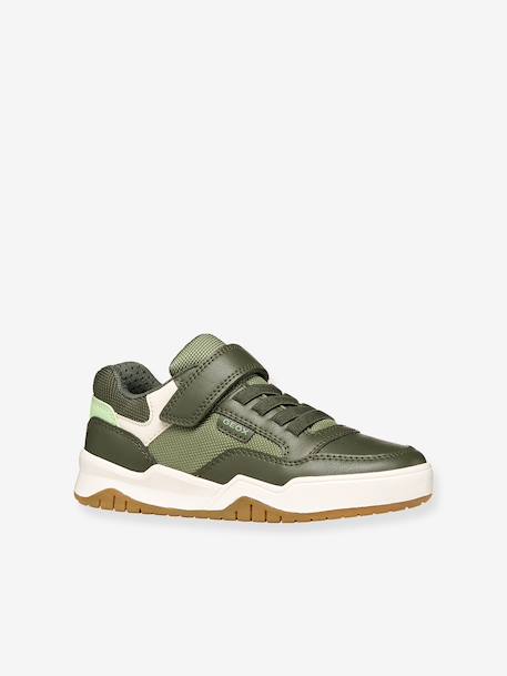 Baskets Perth Geox blanc+bleu+kaki 14 - vertbaudet enfant 