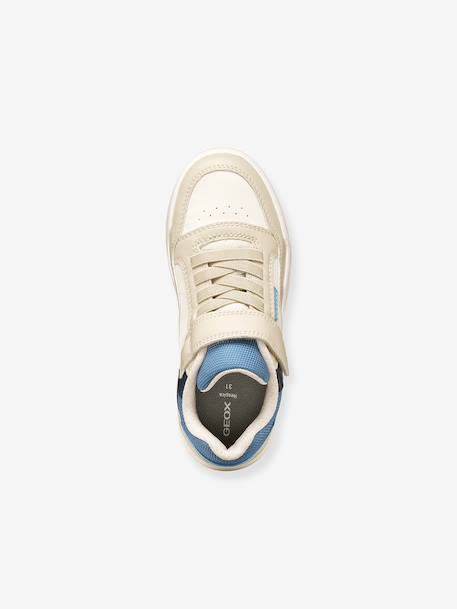 Baskets Perth Geox blanc+bleu+kaki 5 - vertbaudet enfant 