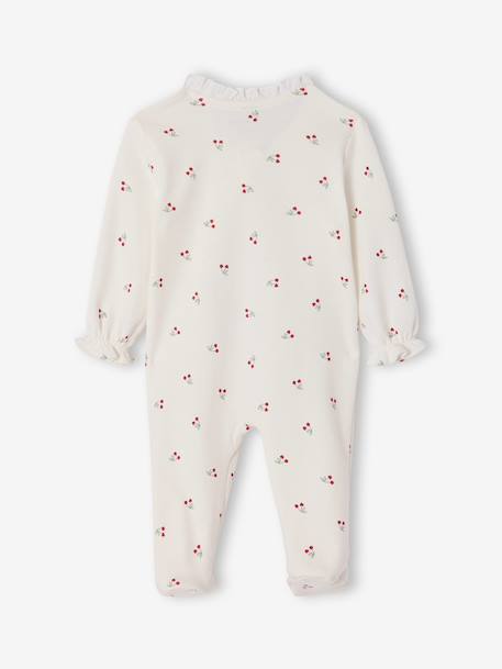Pyjama Naissance fille cerise écru 6 - vertbaudet enfant 