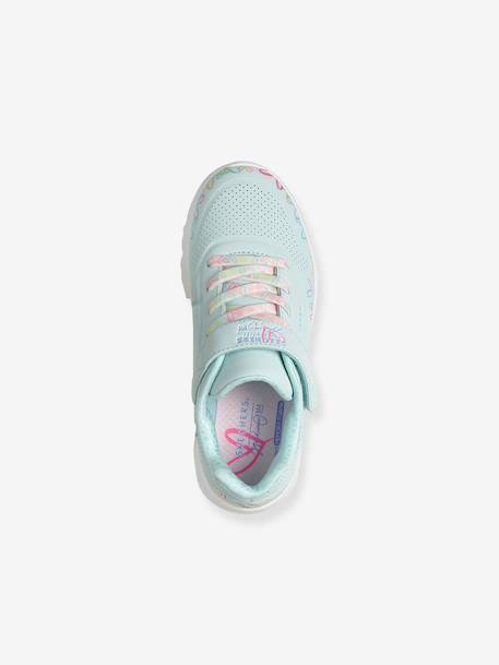 Baskets enfant Uno Lite Heart Craze Skechers bleu clair 5 - vertbaudet enfant 