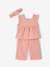 Ensemble bébé fille broderie anglaise rose 1 - vertbaudet enfant 