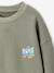 Lot 2 sweats manches longues graffiti vert sauge 4 - vertbaudet enfant 