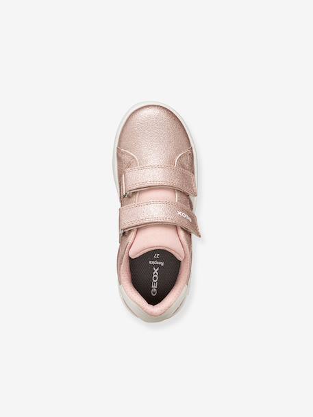 Baskets J ECLYPER GIRL geox rose+rose pâle 11 - vertbaudet enfant 
