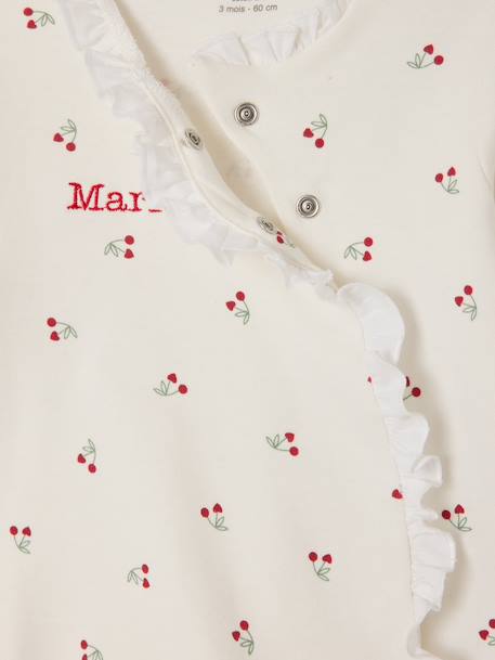 Pyjama Naissance fille cerise écru 7 - vertbaudet enfant 