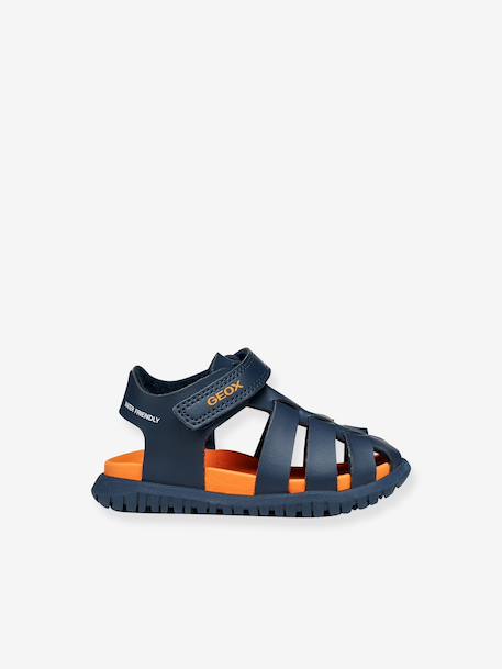 Sandales enfant Fusbetto GEOX bleu+marine 8 - vertbaudet enfant 