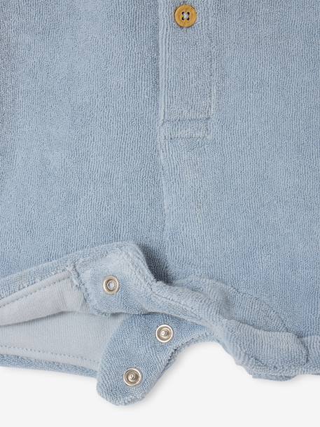 Combishort bébé en éponge bleu ciel 5 - vertbaudet enfant 