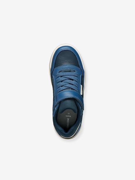 Baskets Perth Geox blanc+bleu+kaki 11 - vertbaudet enfant 