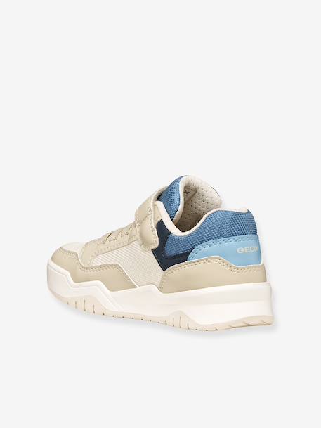 Baskets Perth Geox blanc+bleu+kaki 4 - vertbaudet enfant 