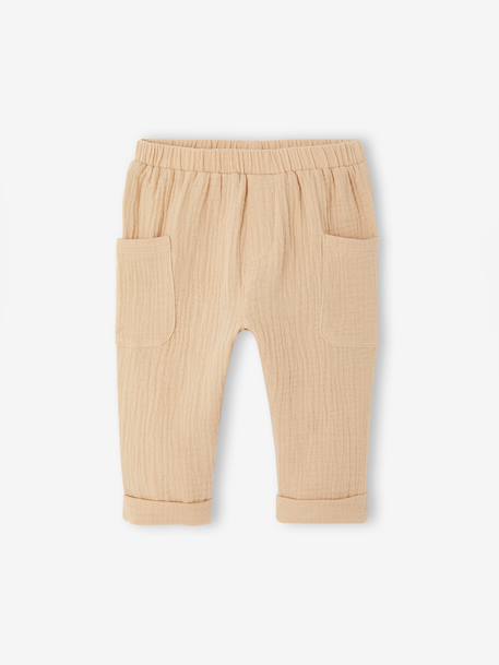 Bébé-Pantalon bébé garçon gaze coton