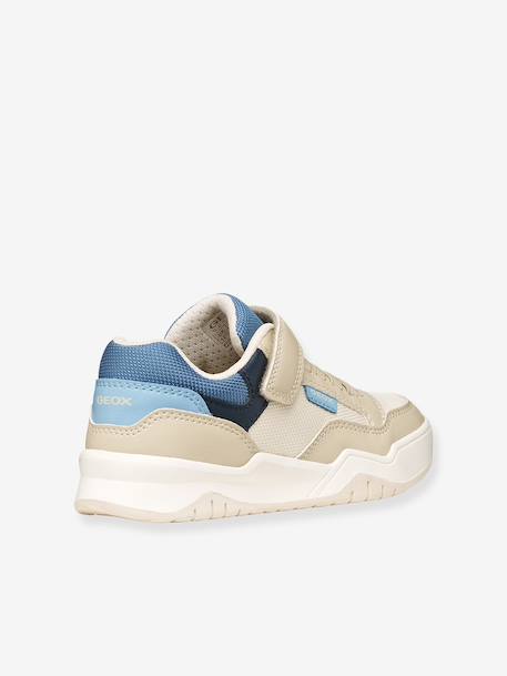 Baskets Perth Geox blanc+bleu+kaki 3 - vertbaudet enfant 