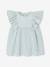 Robe bébé en seersucker carreaux vert+vanille 1 - vertbaudet enfant 
