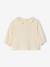 Lot 2 T-shirts manches longues collerette écru 2 - vertbaudet enfant 
