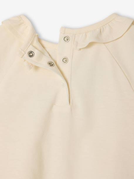 Lot 2 T-shirts manches longues collerette écru 4 - vertbaudet enfant 