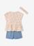 Ensemble short blouse bébé fille écru 4 - vertbaudet enfant 