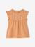 T-shirt manches courtes bébé fille brodé vieux rose 1 - vertbaudet enfant 