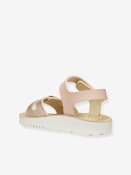 Sandales J SANDAL COSTAREI GI or+rose pâle 9 - vertbaudet enfant 