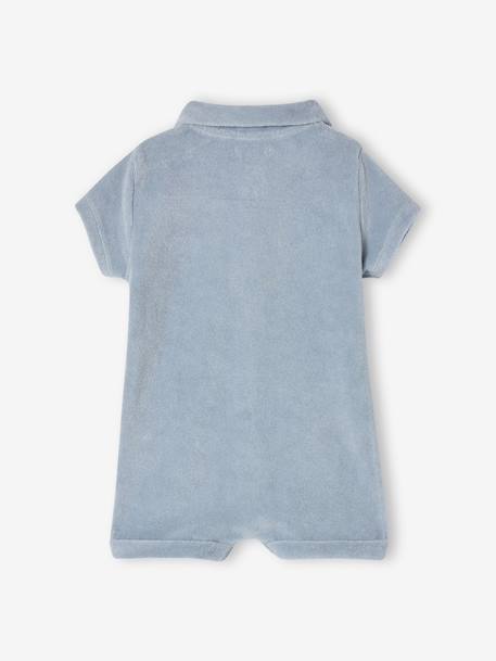 Combishort bébé en éponge bleu ciel 4 - vertbaudet enfant 