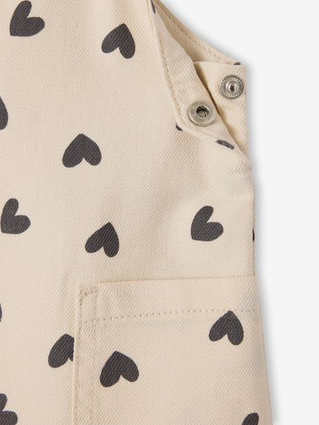 Robe salopette bébé fille cœur écru 4 - vertbaudet enfant 