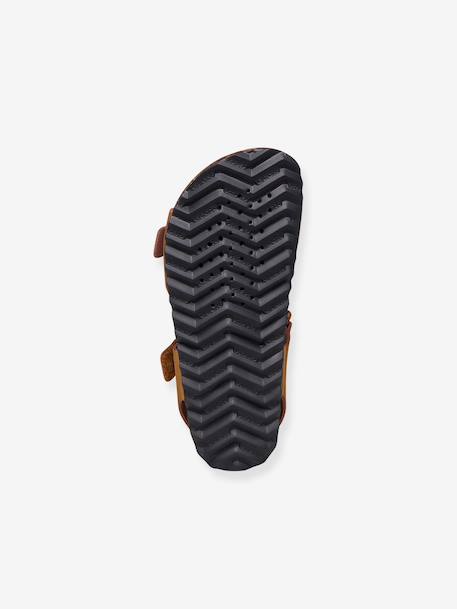Sandales J GHITA BOY bleu+marron+NAVY RED 12 - vertbaudet enfant 