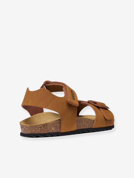 Sandales J GHITA BOY bleu+marron+NAVY RED 9 - vertbaudet enfant 