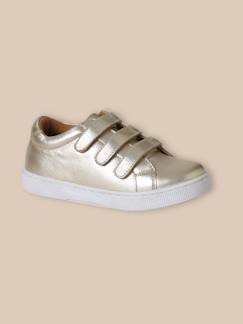 Chaussures-Chaussures fille 23-38-Baskets, tennis-Baskets en cuir irisé