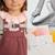 Sac à dos souris en coton doux Pink and grey 5 - vertbaudet enfant 