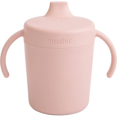 Tasse d'apprentissage en silicone Ecru+Fumée+Rose+Vert d'eau 10 - vertbaudet enfant 