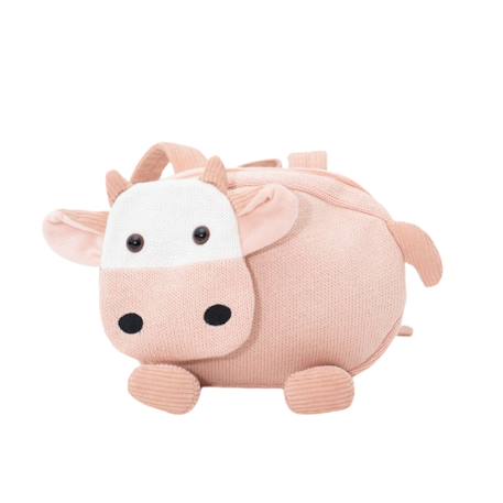 Sac à dos vache en coton doux Pink 1 - vertbaudet enfant 
