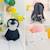 Sac à dos pingouin en coton doux White and black 5 - vertbaudet enfant 