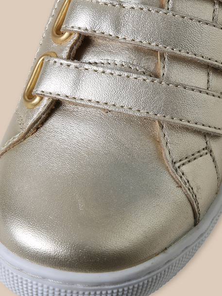 Baskets en cuir irisé fille Dore 2 - vertbaudet enfant 
