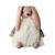 Sac à dos lapin en coton doux White and pink 2 - vertbaudet enfant 