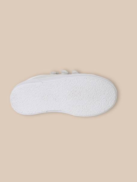 Baskets en cuir garçon Blanc doux 4 - vertbaudet enfant 