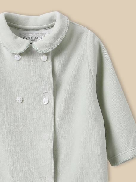 Dors bien en velours bébé Blanc doux+Vert clair 8 - vertbaudet enfant 