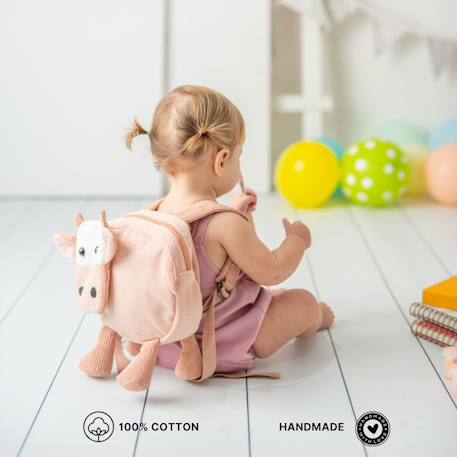 Sac à dos vache en coton doux Pink 5 - vertbaudet enfant 