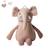 Sac à dos éléphant en coton doux Pink 1 - vertbaudet enfant 