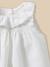 Robe lin et coton bébé camille - collection fêtes et mariages Blanc doux 3 - vertbaudet enfant 